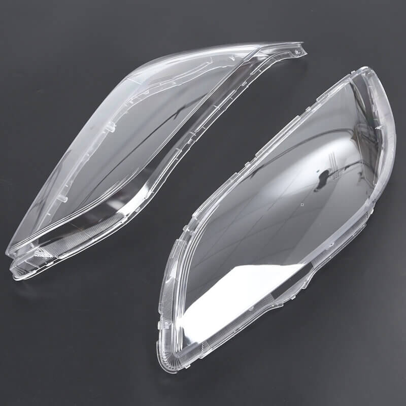 NEW-1 Pair Car Left & Right Front Headlight Cover Waterproof Clear Headlight Lens Shell Cover, for Mazda 3 2006-2012
