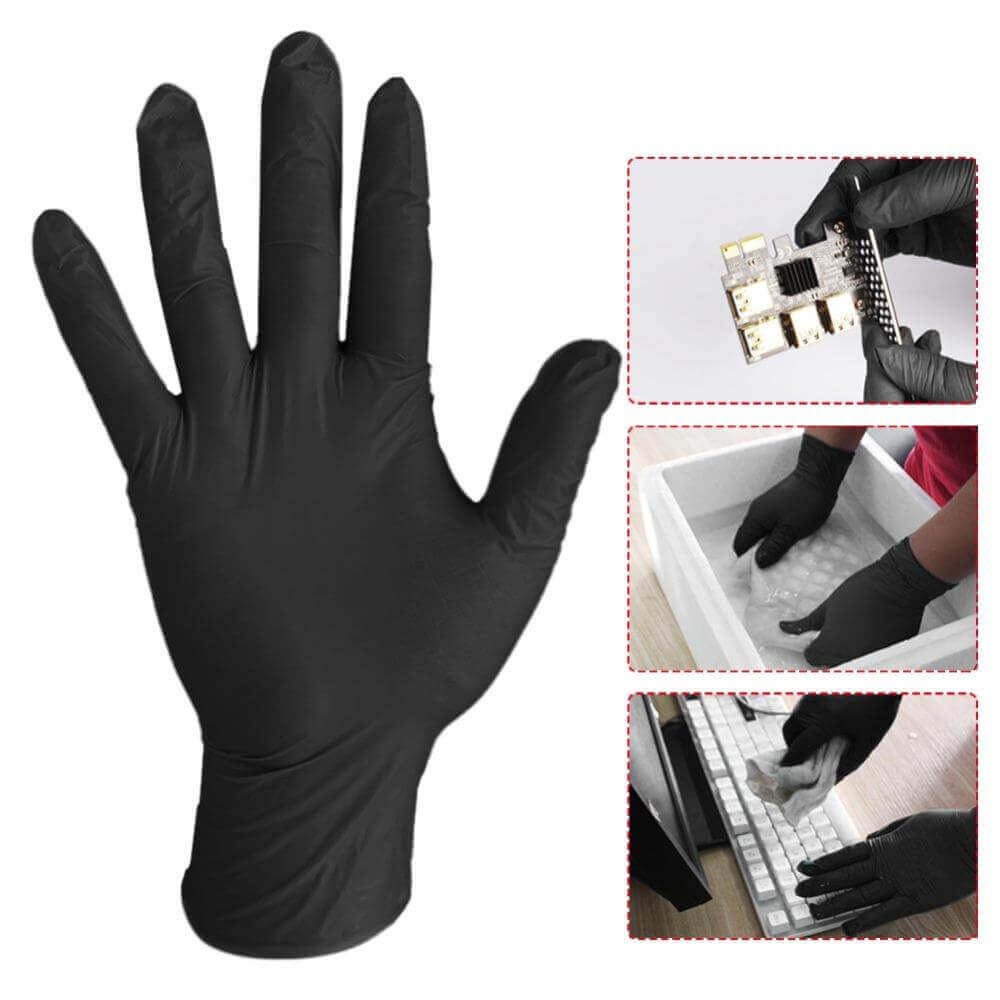 20pcs/set Disposable Gloves Latex For Home Cleaning Medical/Food/Rubber/Garden Gloves Universal For Left And Right Hand
