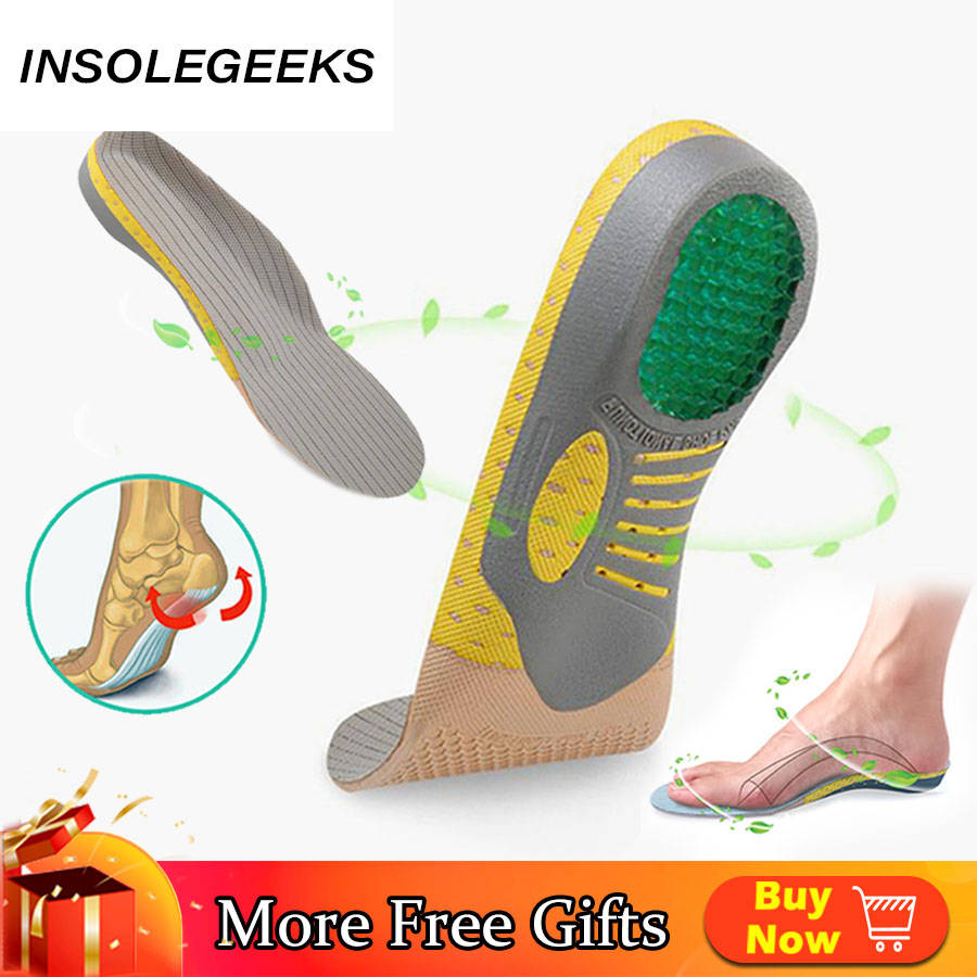 PVC Orthopedic Insoles EVA Orthotics flat foot Health Sole Pad for Shoes insert Arch Support pad for plantar fasciitis