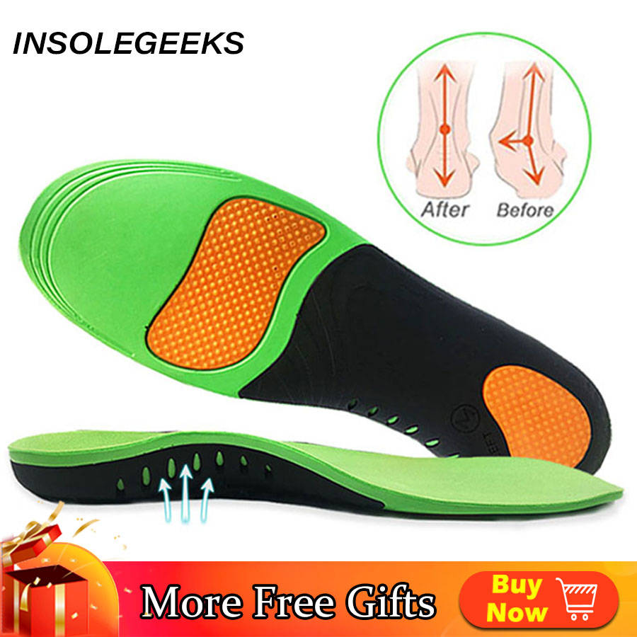 Best Orthopedic Shoe Sole Insoles For Shoes Arch Foot Adult Child Orthotic Insole X/O Type Leg corrigibil Flat Foot Arch Support