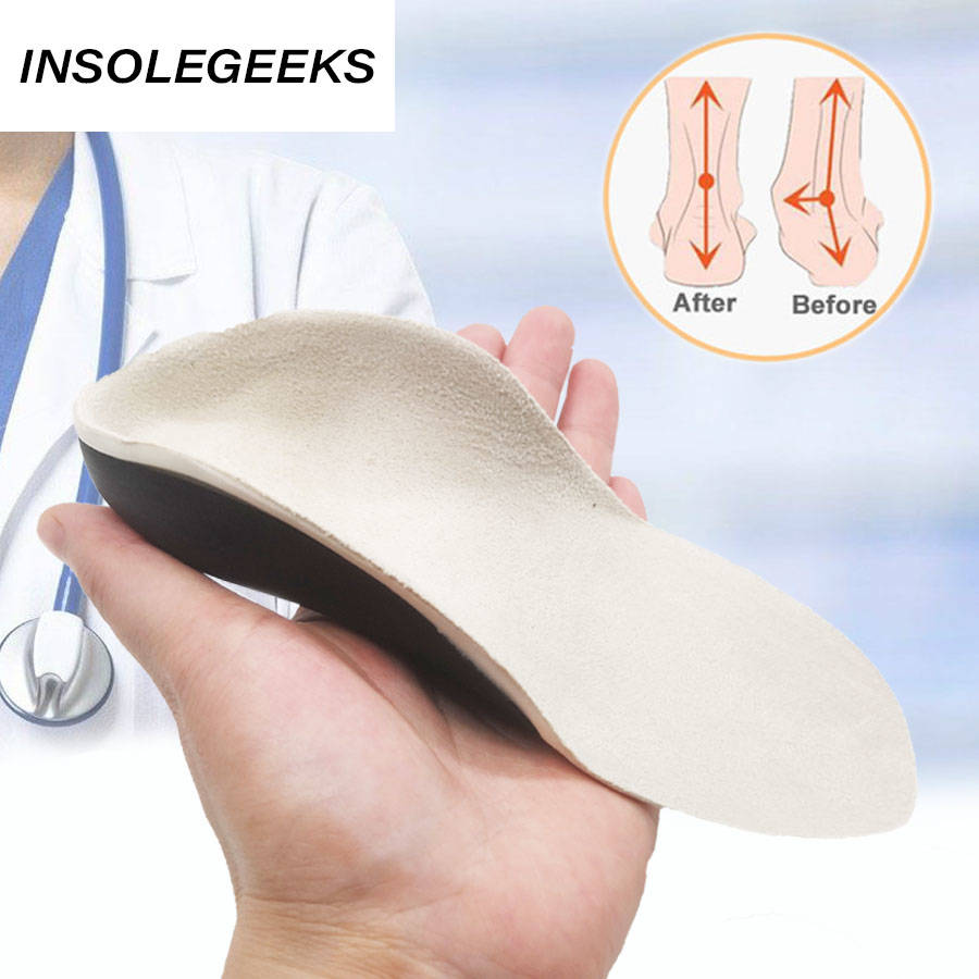 Orthopedic Insoles For Children Kids Arch Support Insoles Flat Foot Flatfoot X/O Leg Orthotic Shoe Heel Pad Inserts