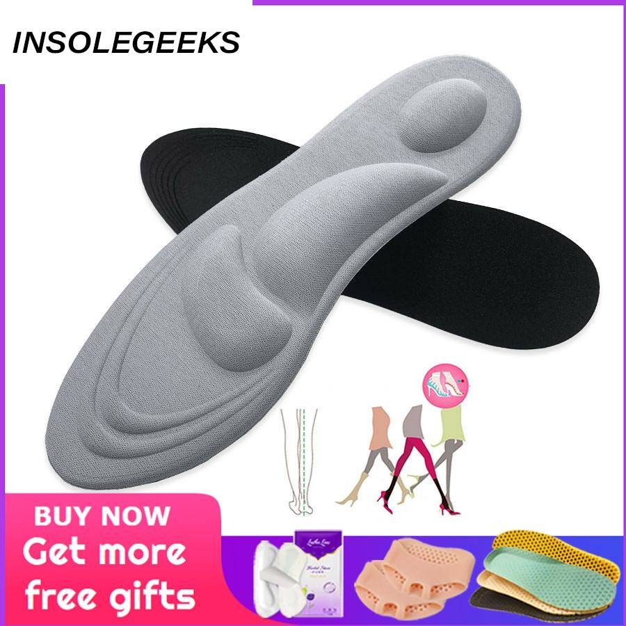 4D Memory Foam Orthotic Insole Arch Support Orthopedic Insoles For Shoes Flat Foot Feet Care Sole Shoe Orthopedic Pads
