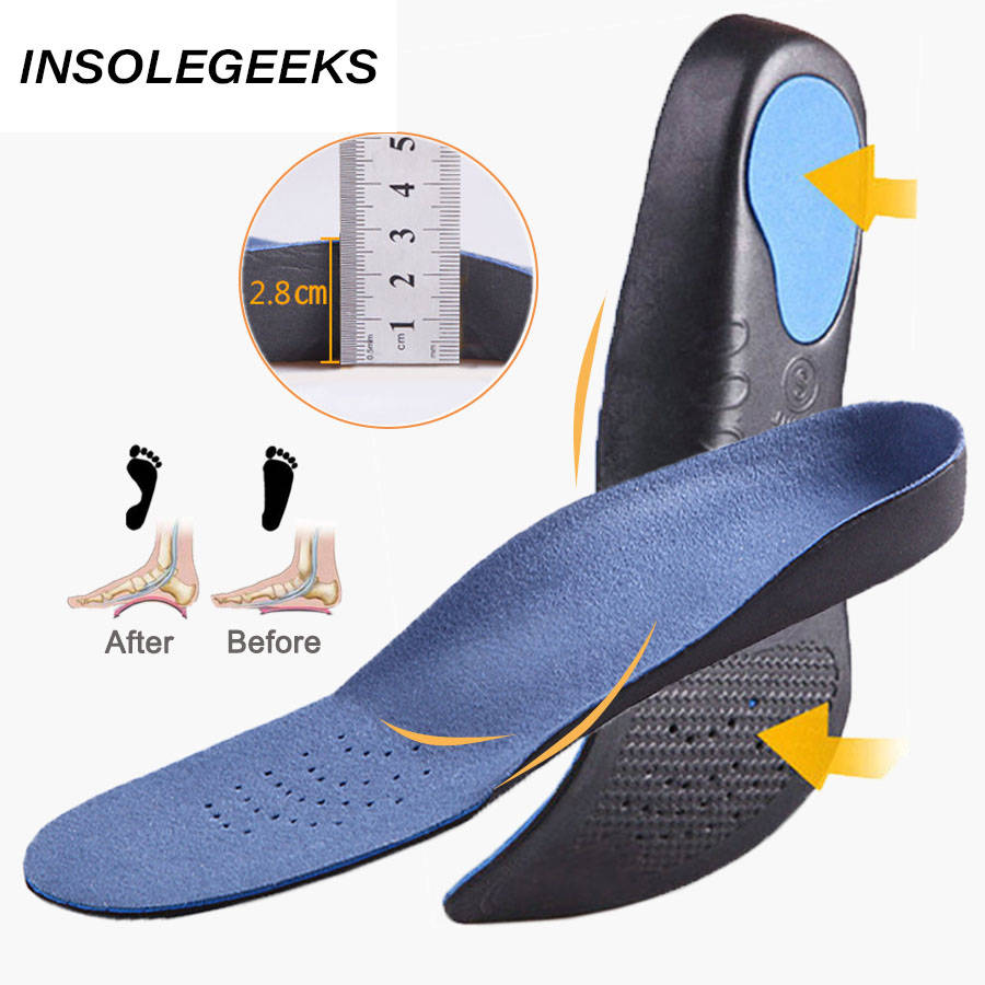 Orthopedic Insoles for Shoes sole Arch Support 2019 Upgraded version Feet Care Insert orthotic insole for Flat Foot