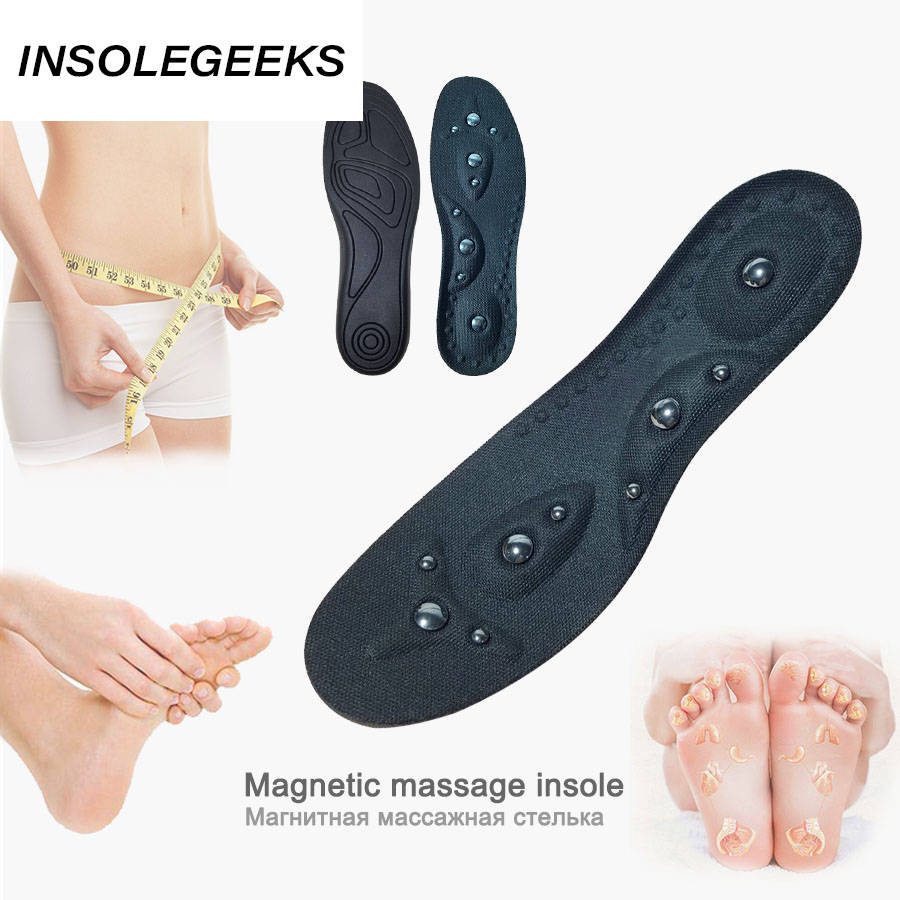 High quality Magnetic Therapy Magnet Massage Insoles Men/ Women Shoe Comfort Pads Pain Relief Shoe Insoles